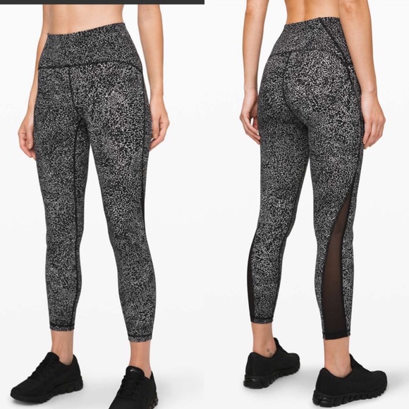 - LULULEMON train times speckled 7/8 length …